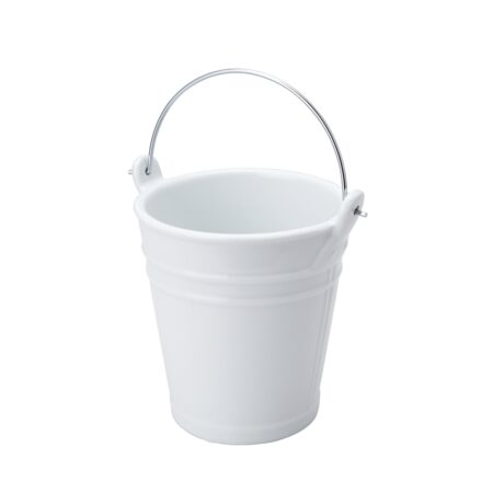 Porcelain Presentation Bucket, 11.3 X 8.2 X 12.3cm