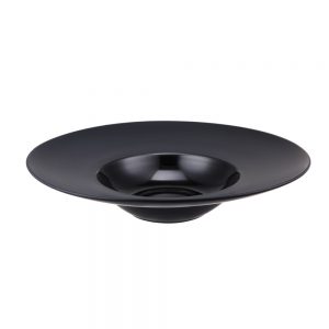 Porcelain Round Display Bowl, dia.30cm/12inch (Black)