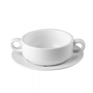 Porcelain Soup Cup with Handles 250ml 9fl.oz-C88045