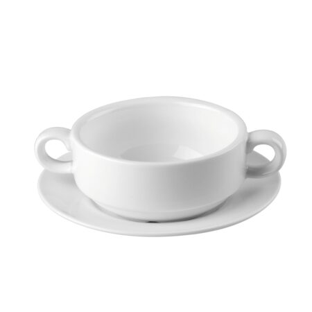 Porcelain Soup Cup with Handles 250ml 9fl.oz-C88045