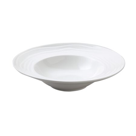 Porcelain Soup Plate, 30.0cm/12.0inch (Well-Wave Series)