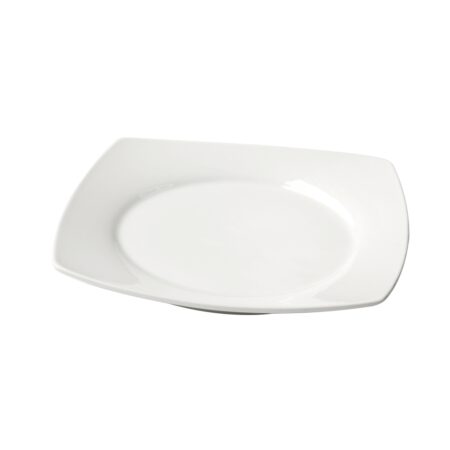Porcelain Square Coupe Plate 21cm/8.5inch