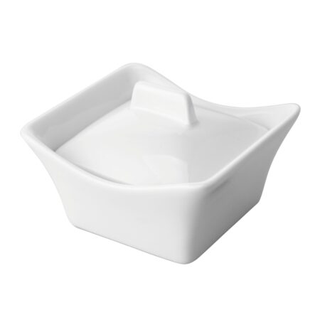 Porcelain Square Mini Caserole 11cm/4.5inch