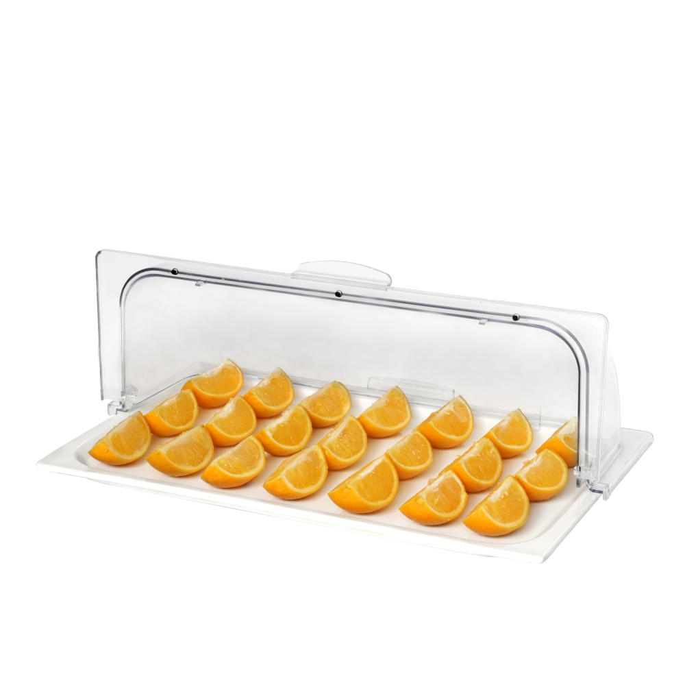 Porcelain Full Size Tray 1.2L with Roll Top Cover