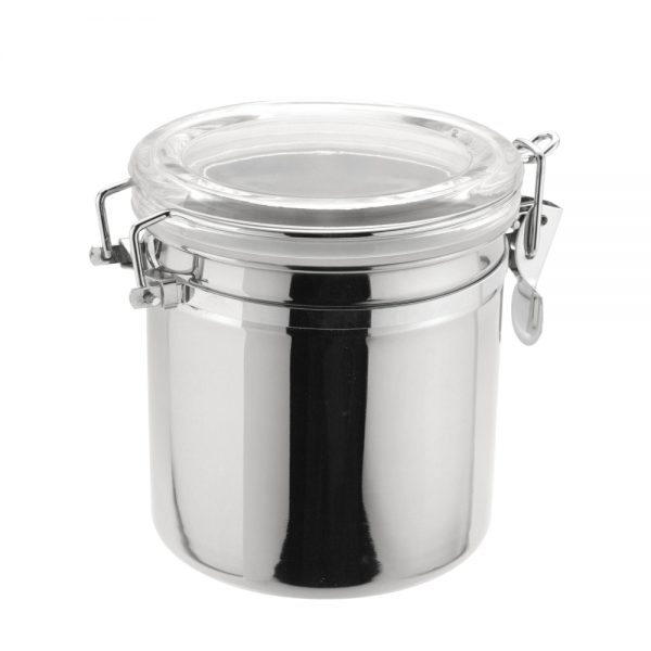 Stainless Steel Canister dia.12x12(h)cm-C14002-2