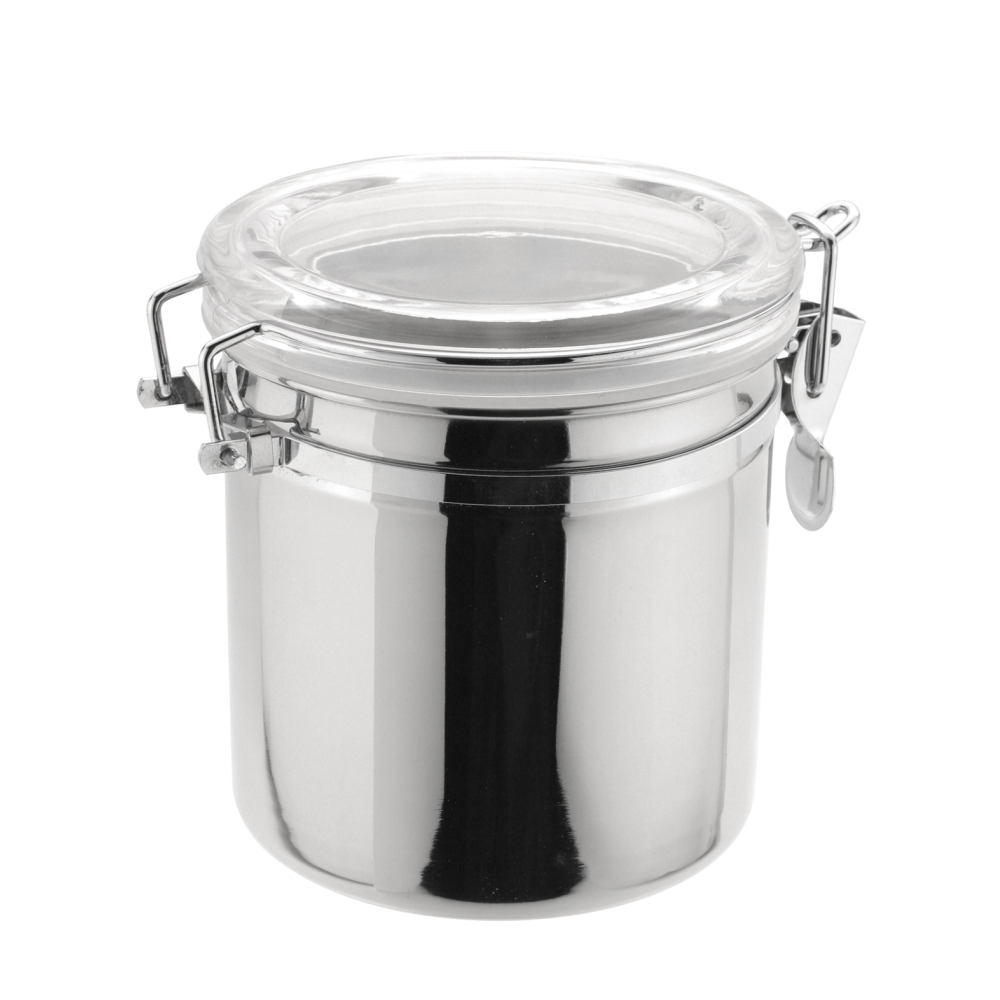 Stainless Steel Canister dia.12x12(h)cm-C14002-2