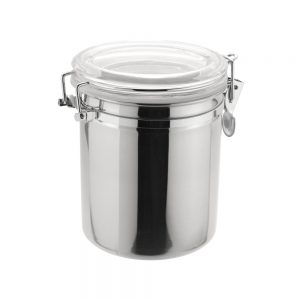 Stainless Steel Canister dia.12x14(h)cm