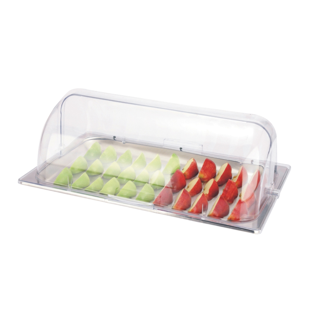 Stainless Steel Full Size Food Container 2.5L with Roll Top Cover-X88113