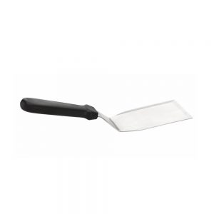 Stainless Steel Hamburger Turner 13 x 8cm Blade with Black Plastic Handle (MPH series)