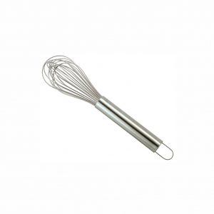 Stainless Steel Piano Whisk with Hooked Handle 12-Wire 25cm