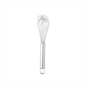 Stainless Steel Piano Whisk with Hooked Handle 12-Wire 30cm