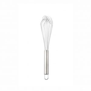 Stainless Steel Piano Whisk with Hooked Handle 12-Wire 35cm