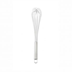 Stainless Steel Piano Whisk with Hooked Handle 12-Wire 45cm