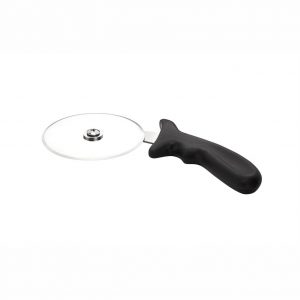 Stainless Steel Pizza Cutter 10cm Wheel with Black Plastic Handle (MPH series)