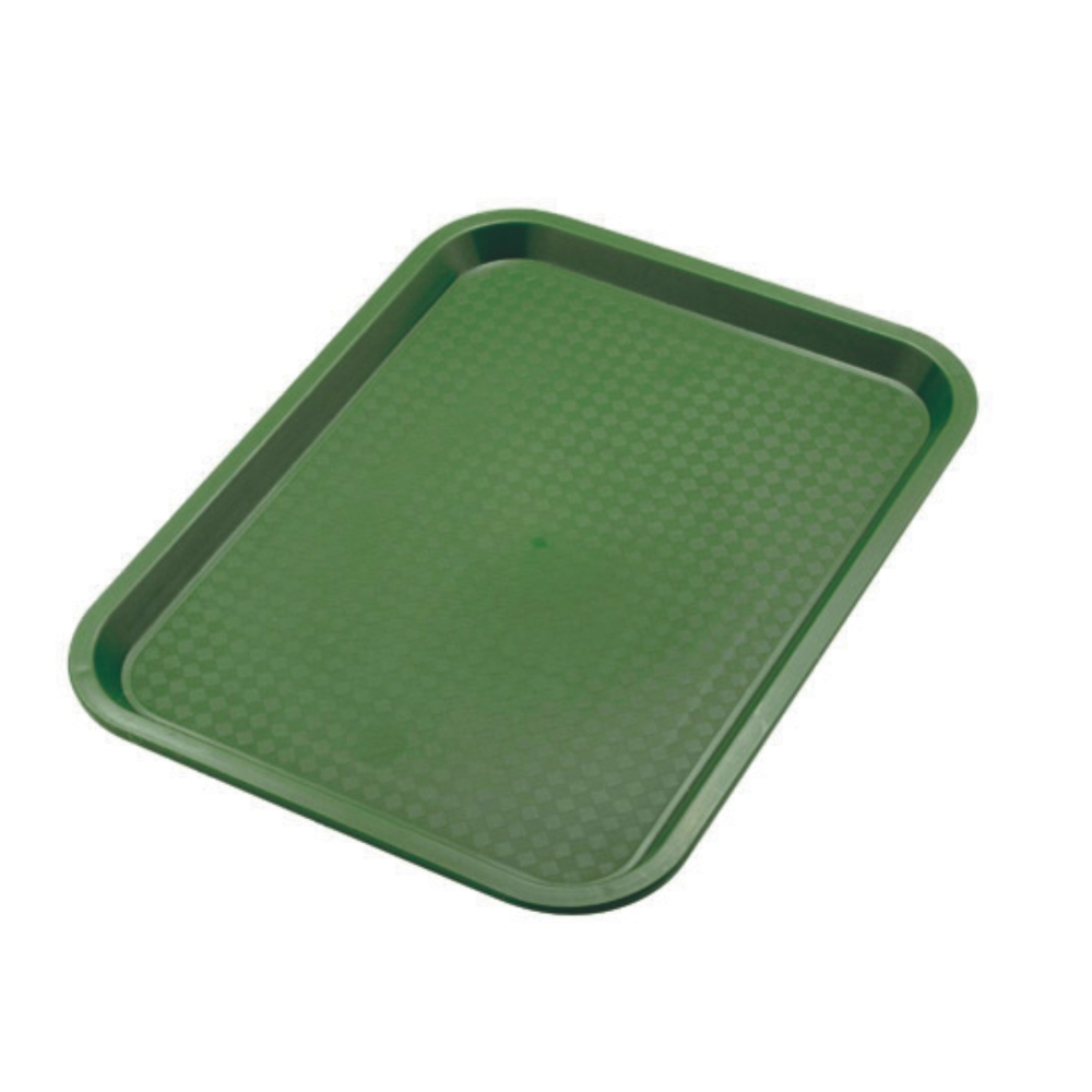 Sunnex 16x12 Polypropylene Food Tray – Fast Food Cafe Restaurant Canteen, 3 Colors