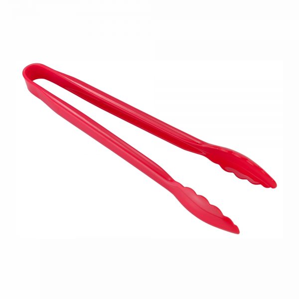 Red Polycarbonate Tongs 30cm-M12TR-UK