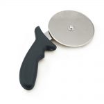 Stainless Steel Pizza Cutter 10cm Wheel with Black Plastic Handle-CPC-4K