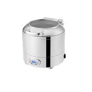 Round 10.0L Stainless Steel Electric Soup Station with Digital Temperature Display (Venice Series)-W38521