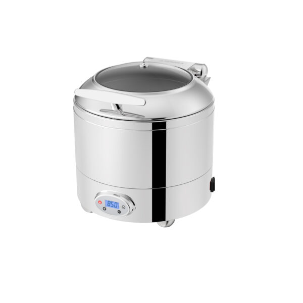 Round 10.0L Stainless Steel Electric Soup Station with Digital Temperature Display (Venice Series)-W38521