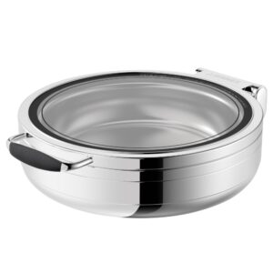 Round 6.8L Stainless Steel Induction Chafer (Roma Series)-W20-3602T