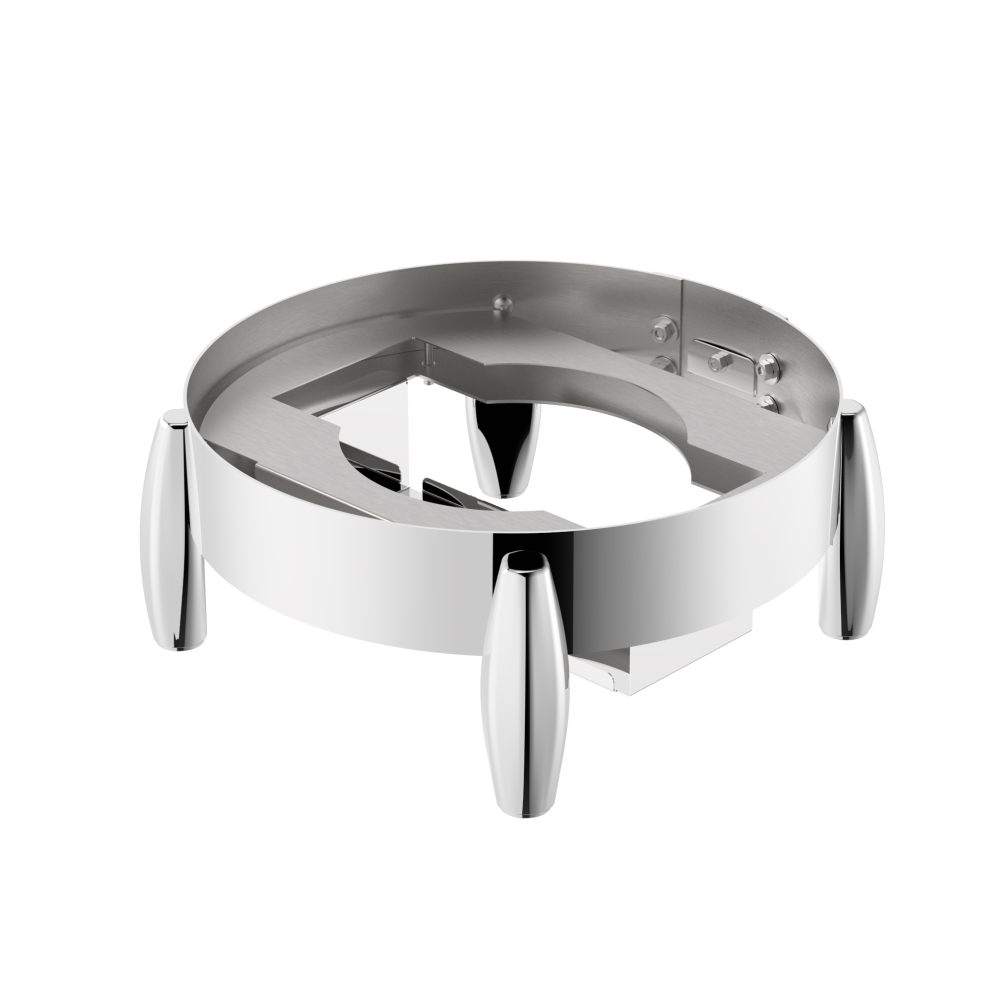 Round Versatile Base Frame with Curved Shaped Alloy Legs for Soup Station (Roma Burano Series)-W07-2805B