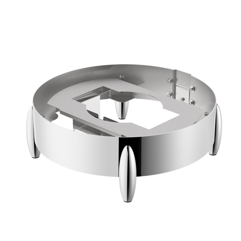 Round Versatile Frame with Olive Shaped Alloy Legs (Roma Burano Series)-W07-3604B