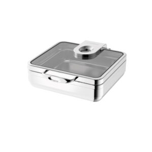 2/3 Size 5.5L Stainless Steel Induction Chafer (Burano Series)