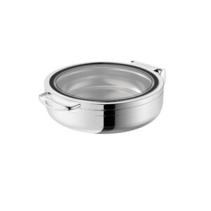 Round 6.8L Stainless Steel Induction Chafer (Roma Series)