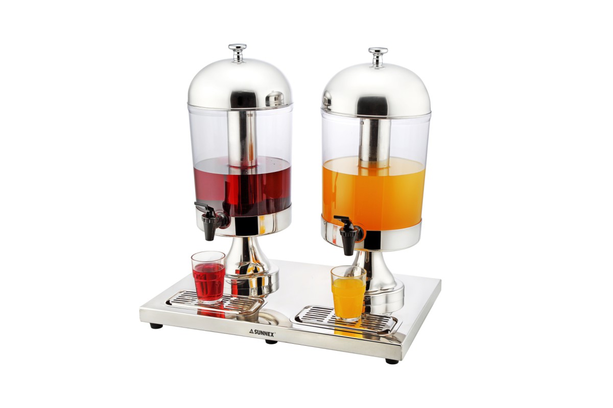 8.0L x 2 Stainless Steel Juice Dispenser-X23688TX2-Articles