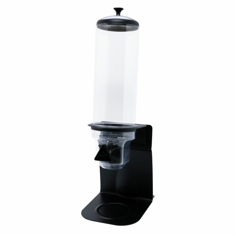 4.0L Stainless Steel Base Single Cereal Dispenser (Black) Sunnex