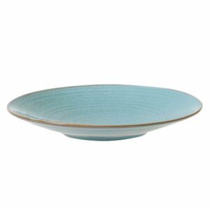 Reactive Glaze Porcelain Deep Plate 21cm 8.25inch-CMR059