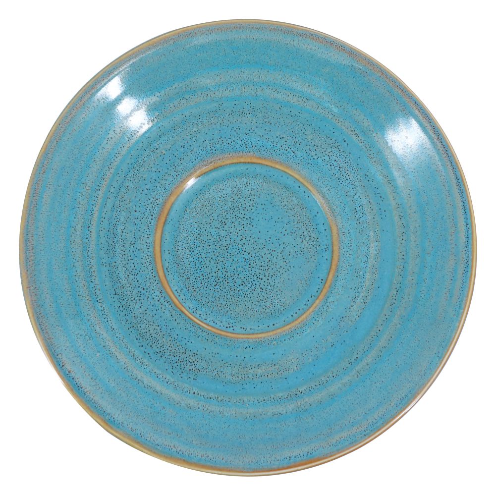 Reactive Glaze Porcelain Saucer 14.5cm 5.7inch-CMR065
