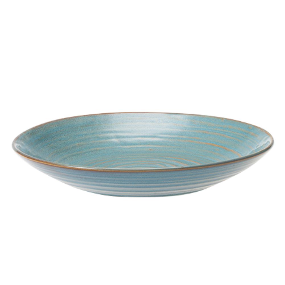Nella 9.8" Azure Porcelain Soup Plate - CP10210 AZ