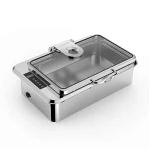 Built-In Full Size 8.5L Waterless Dry Heat Chafer with Stainless Steel Cover (Kasa Series)