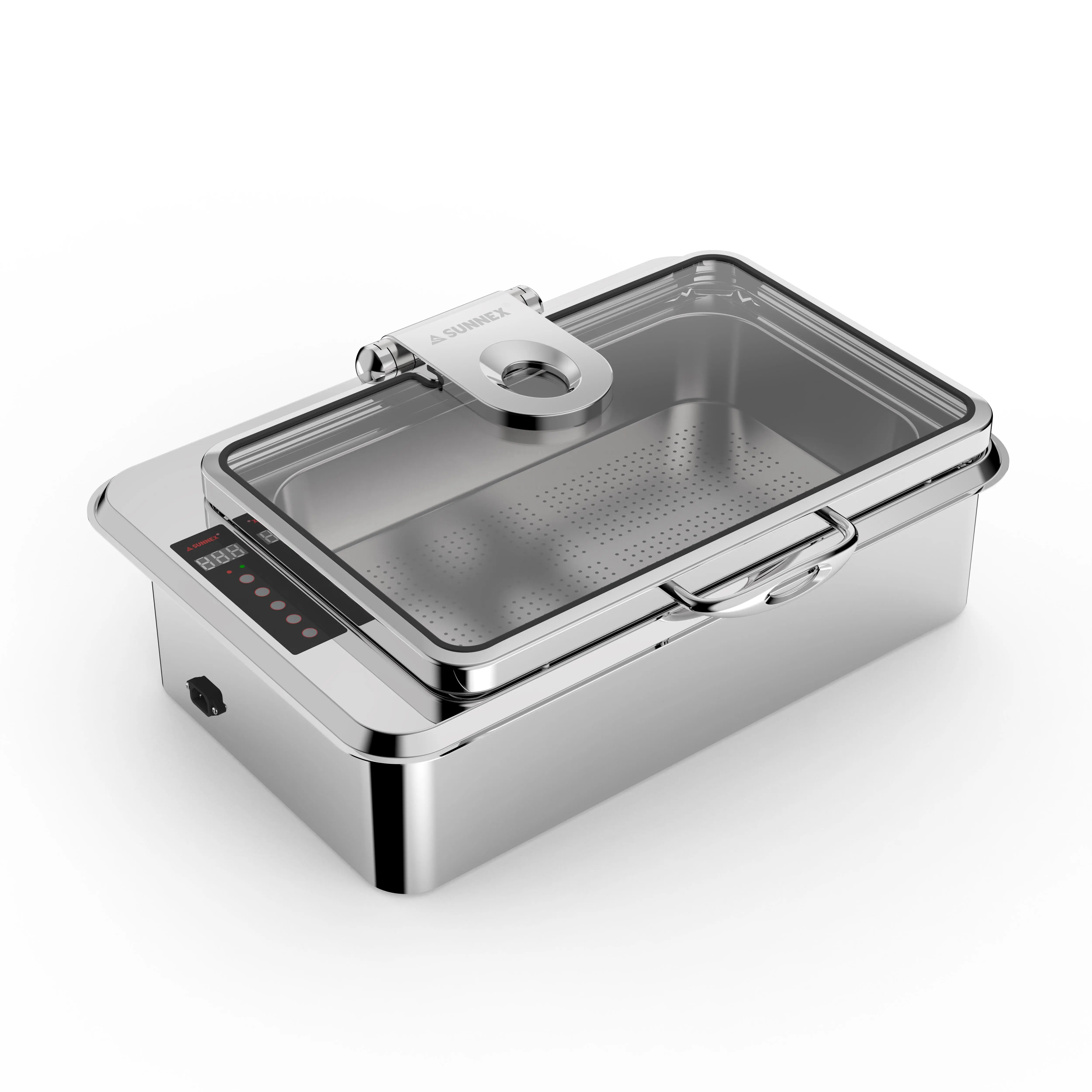 Built-In Full Size 8.5L Waterless Dry Heat Chafer with Stainless Steel Cover (Kasa Series)