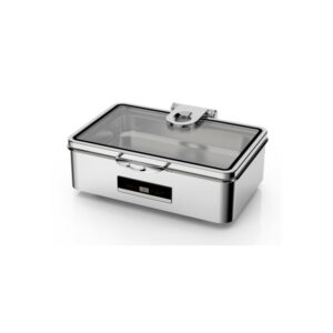 Full Size 8.5L Waterless Dry Heat Chafer with Stainless Steel Cover-W21-11HLM