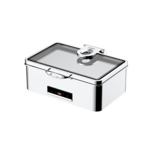 Full Size 13.5L Waterless Dry Heat Chafer with Stainless Steel Cover (Terni Series)
