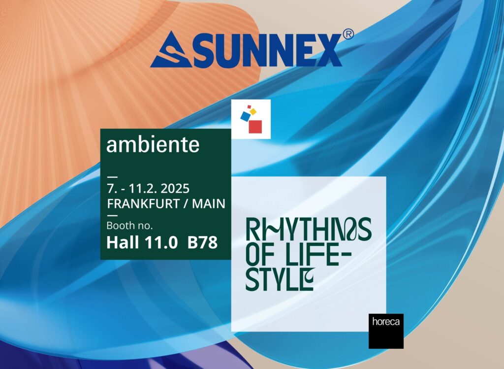We are thrilled to announce that Sunnex will be part of Ambiente 2025