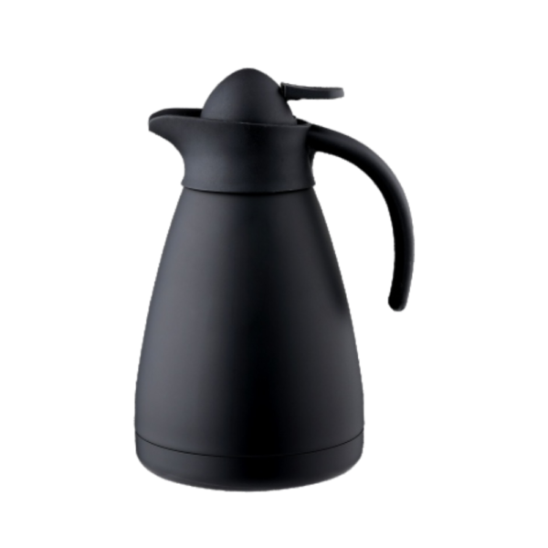 Elevate your beverage service with the Stainless Steel Vacuum Jug – MSS Series, featuring a stunning matt black outer surface for a touch of modern elegance.
