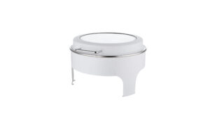 Spacious Round design ideal for various dishes, Stainless Steel, Black, Gold and White—ensuring the perfect match for your event