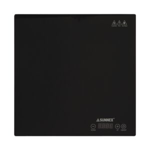 With a larger surface area, this warming plate is perfect for buffet setups or catering services, providing a stable and consistent heat range from 50°C to 95°C. Engineered with durable tempered glass, it combines functionality with sleek modern aesthetics.