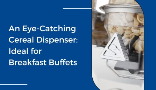 Discover how Sunnex stainless steel cereal dispenser boosts efficiency & appeal for catering. Easy-clean, portion control design. Learn more!