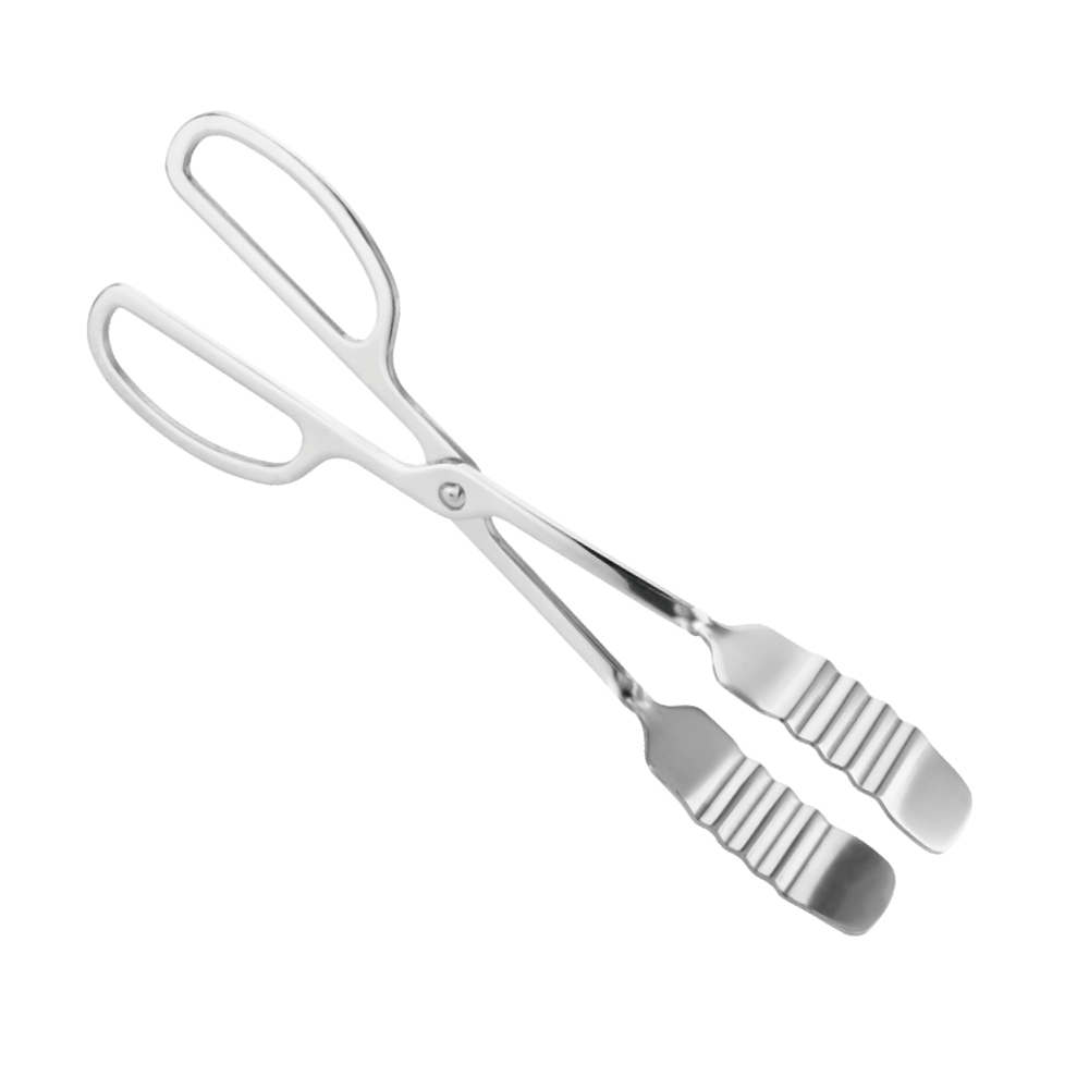 STAINLESS STEEL FOOD TONGS, 10INCH/25.5CM