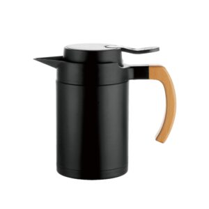 SS304 INNER AND SS201 OUTER, BODY WITH SPRAY PRINT COLOR, HANDLE IN BEECH WOOD, PRESS COVER, 0.85L