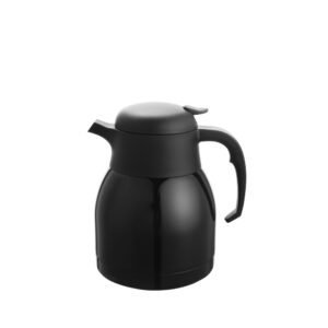 Add a modern touch with Sunnex C10005 Shiny Black Vacuum Jugs. High-gloss finish, stainless steel insulation, and push-button pouring. Available in 1.5L.