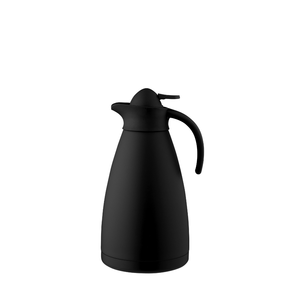 Elevate your beverage service with the Stainless Steel Vacuum Jug – MSS Series, featuring a stunning matt black outer surface for a touch of modern elegance.