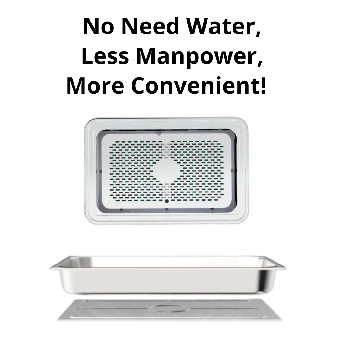 Waterless, Less manpower, more convenient