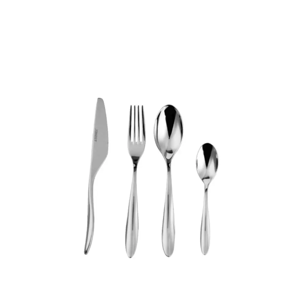 M178 Series is Sunnex's premium fine dining collection. With 17 pieces including fish knife, fish fork, butter knife, serving fork, and serving spoon, it is the right choice for formal banquets, private dining rooms, and upscale hotel restaurants where presentation is paramount.