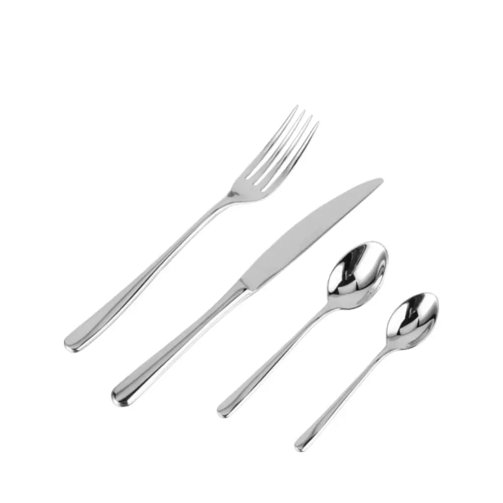 The M188 Series brings a bold, modern aesthetic to the table, with 18 pieces that balance visual impact with everyday practicality. It is well suited to hotel all-day dining restaurants, modern bistros, and food and beverage concepts that want something more distinctive than classic polished flatware. Available in SS304 and SS420.