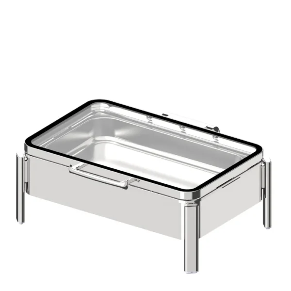 8.5L, 1/1 Size Windproof Stainless Steel Chafer (Stackable Z10